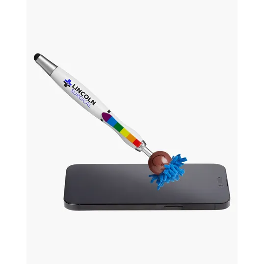 Multicultural Screen Cleaner with Stylus Pen — view 49