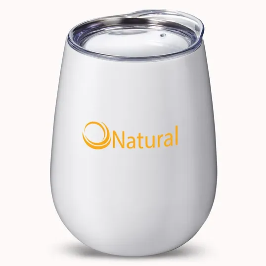 10 oz. Stemless Insulated Wine Tumbler with Lid — view 9