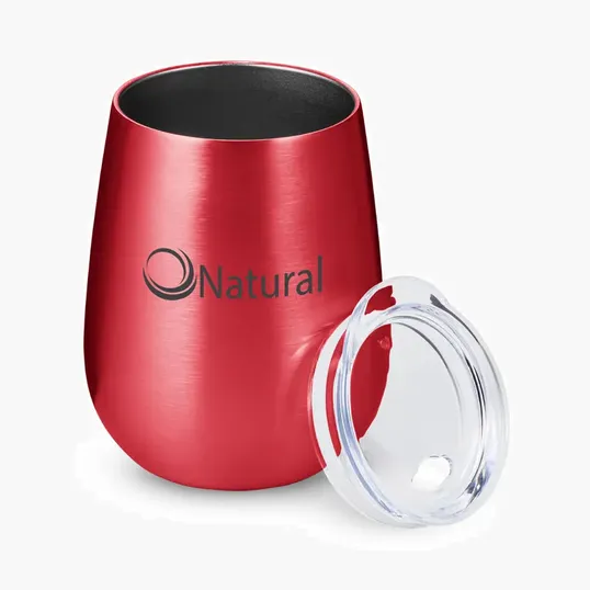 10 oz. Stemless Insulated Wine Tumbler with Lid — view 6
