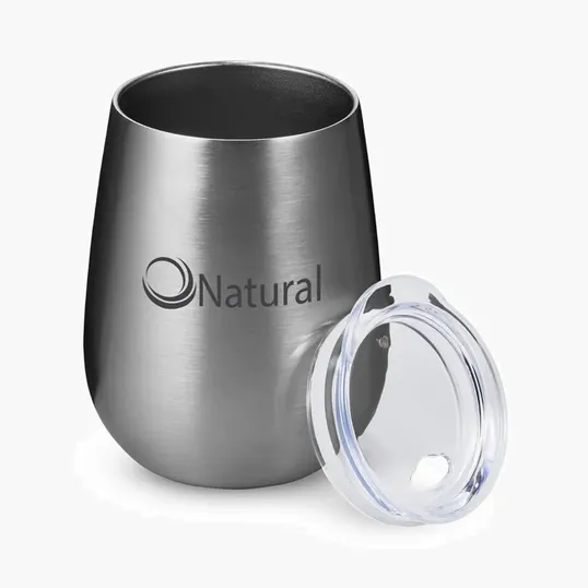 10 oz. Stemless Insulated Wine Tumbler with Lid — view 11