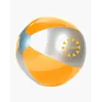 16" Luster Tone Beach Ball — view 5