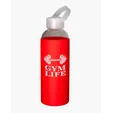 Prime Line 18 oz. Glass Bottle with Silicone Sleeve — view 2