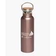 20 oz. Vacuum Insulated Water Bottle With Bamboo Lid — view 6