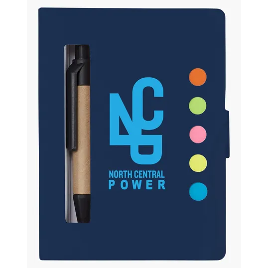 Stowaway Sticky Jotter with Pen — view 7