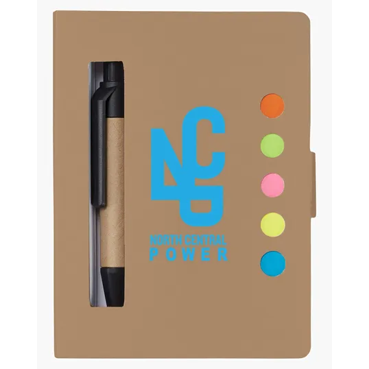 Stowaway Sticky Jotter with Pen — view 8
