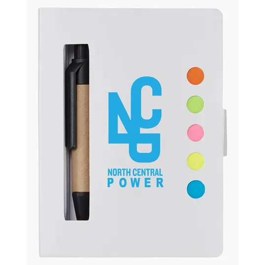 Stowaway Sticky Jotter with Pen — view 9