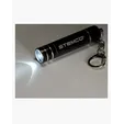 Micro 1 LED Flashlight with Keychain — view 5