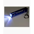 Micro 1 LED Flashlight with Keychain — view 7