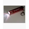 Micro 1 LED Flashlight with Keychain — view 9