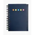 Mini Spiral-Bound Sticky Note Book with Ruler