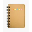 Mini Spiral-Bound Sticky Note Book with Ruler — view 2