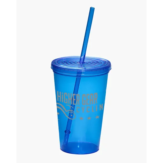USA Made 20 oz. Sipper Tumbler with Straw and Lid — view 3
