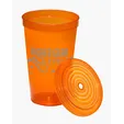 USA Made 20 oz. Sipper Tumbler with Straw and Lid — view 7