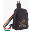 Rainbow Pride Recycled Cotton Crossbody Bag — view 3
