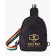 Rainbow Pride Recycled Cotton Crossbody Bag — view 4