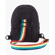 Rainbow Pride Recycled Cotton Crossbody Bag — view 2