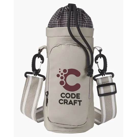 Prime Line Academy Recycled Polyester Water Bottle Bag — view 6