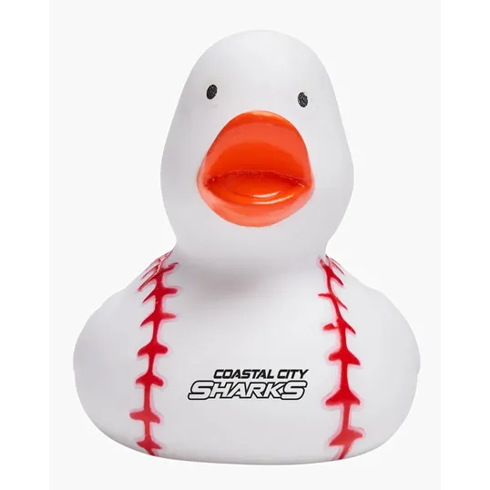 Baseball Rubber Duck — view 2