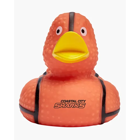 Basketball Rubber Duck — view 2