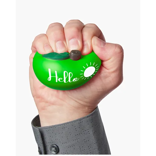 Apple Shape Super Squish Stress Ball — view 4