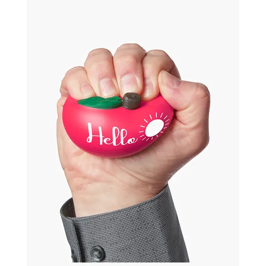 Apple Shape Super Squish Stress Ball — view 6