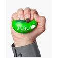 Apple Shape Super Squish Stress Ball — view 4
