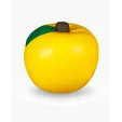 Apple Shape Super Squish Stress Ball — view 3
