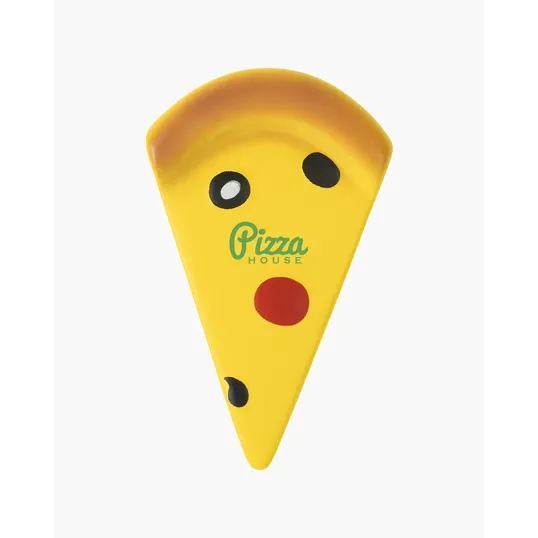 Pizza Slice Shape Stress Ball — view 2