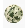 Digi Camo Round Stress Ball — view 2