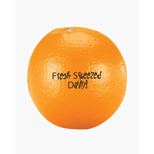 Orange Shape Stress Ball — view 2