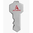 Prime Line Key Shape Stress Ball — view 3