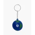 Globe Earth Shape Stress Ball Keychain — view 2