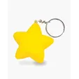 Star Shape Stress Ball Keychain