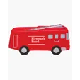 Fire Truck Shape Stress Ball — view 2
