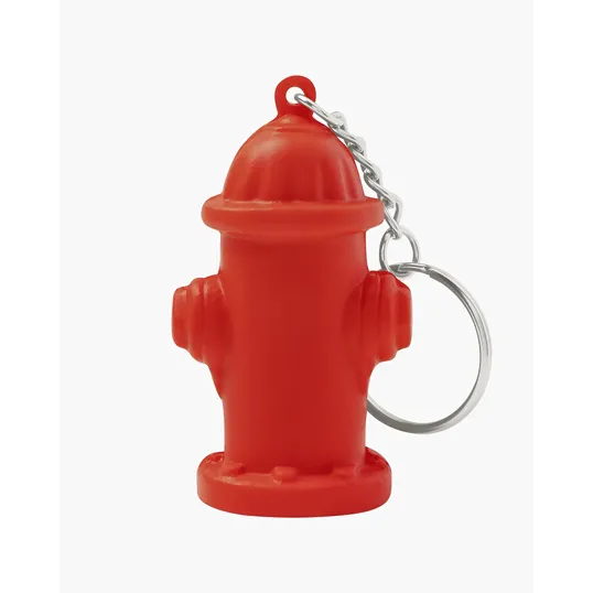Fire Hydrant Shape Stress Ball Keychain — view 2