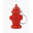 Fire Hydrant Shape Stress Ball Keychain — view 2