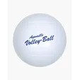 Volleyball Shape Stress Ball — view 2