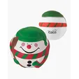 Happy Holiday Snowman Shape Stress Ball — view 2