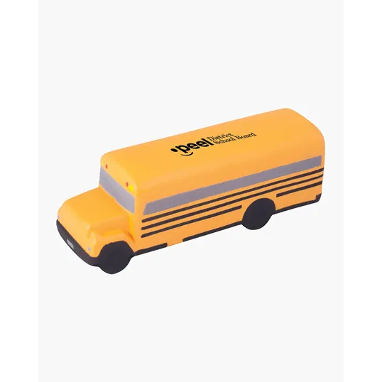 School Bus Shape Stress Ball — view 2