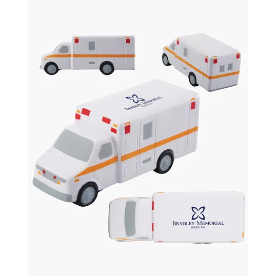 Ambulance Shape Stress Ball — view 2