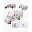 Ambulance Shape Stress Ball — view 2