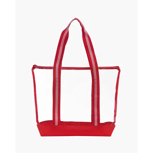 Prime Line All Access Clear Tote Bag with Zipper — view 3