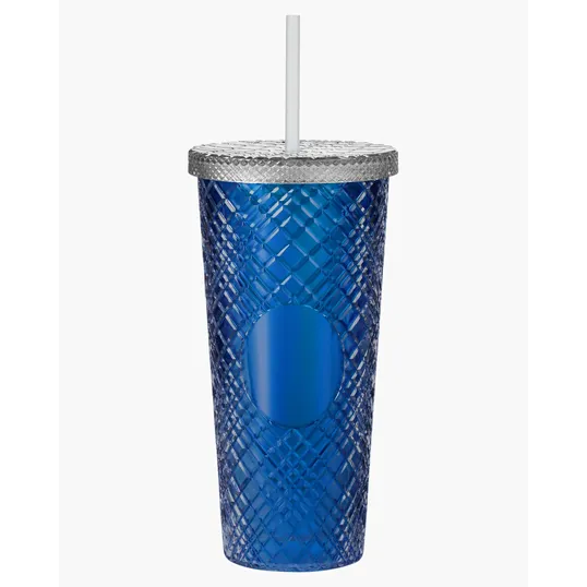 22 oz. Sparkle Straw Tumbler