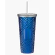 22 oz. Sparkle Straw Tumbler