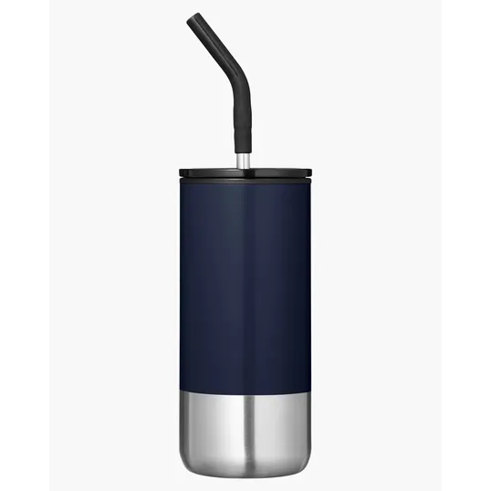 16 oz. Insulated Tumbler With Straw — view 4