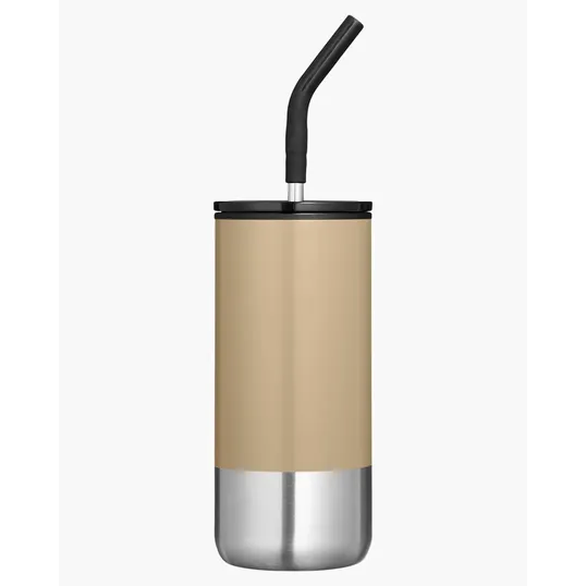 16 oz. Insulated Tumbler With Straw — view 5