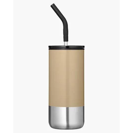 16 oz. Insulated Tumbler With Straw — view 6