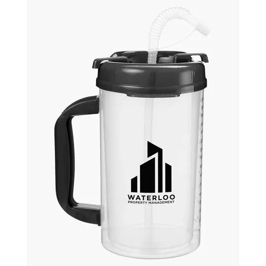 Prime Line 32 oz. Medical Tumbler with Measurements — view 5