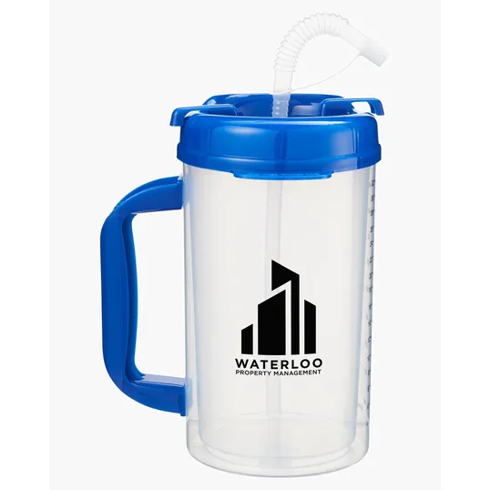 Prime Line 32 oz. Medical Tumbler with Measurements — view 7