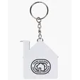 House Tape Measure Key Chain 3' — view 3